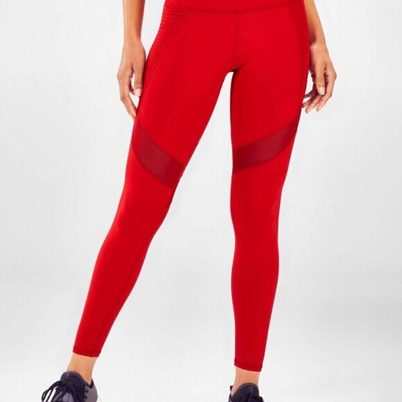 Fabletics Leggings Red - Picture 1 of 4